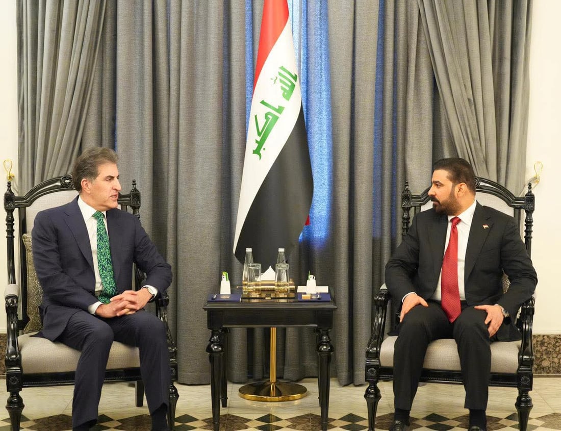 Zaidi meets Nechirvan Barzani as talks on government formation intensify