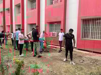 بعقوبة: طلاب المعهد التقني ينعشون حدائق المختبرات بالا...