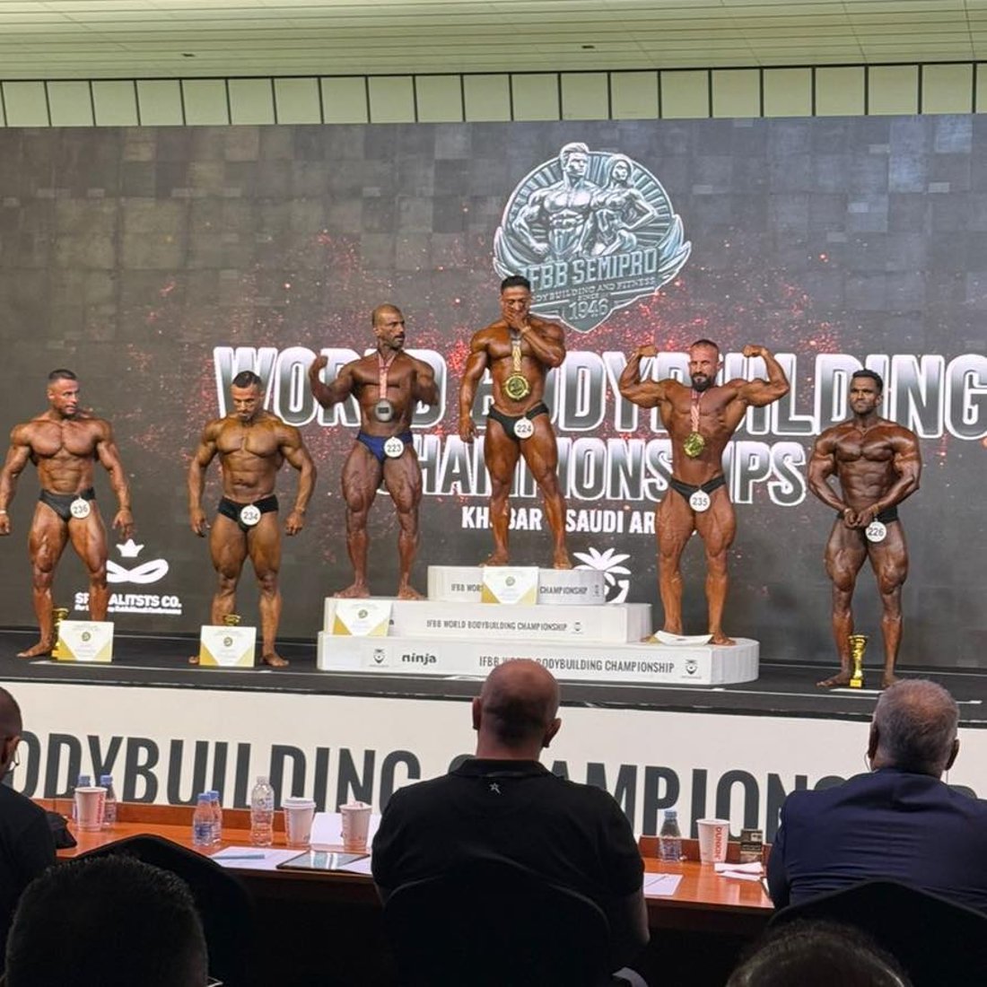 Iraq’s bodybuilding team wins 13 medals on day one of World Championship