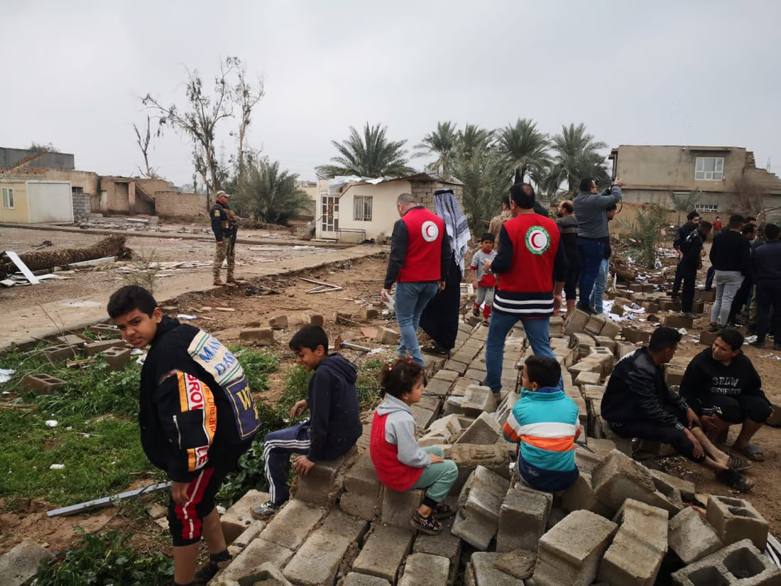 Iraqi Red Crescent: Rain and storms damage 50 homes and a school
