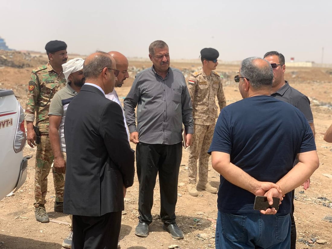 بيئة نينوى توافق على مقترحات لإنقاذ سكان ربيعة من سموم الطمر الصحي (صور)