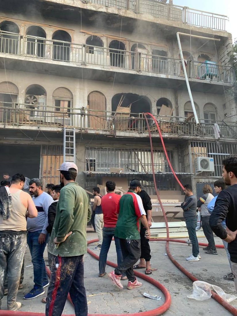 الدفاع المدني: اقتحام ناجح لحريق العلاوي وإنقاذ خمسة مصابين (صور)