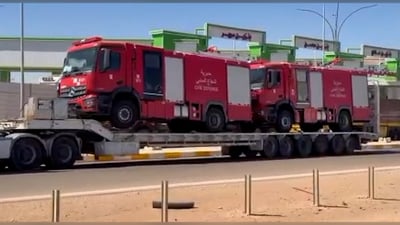 “مرسيدسات الإطفاء” وصلت إلى العراق وبغداد ستوزع 3 لكل محافظة