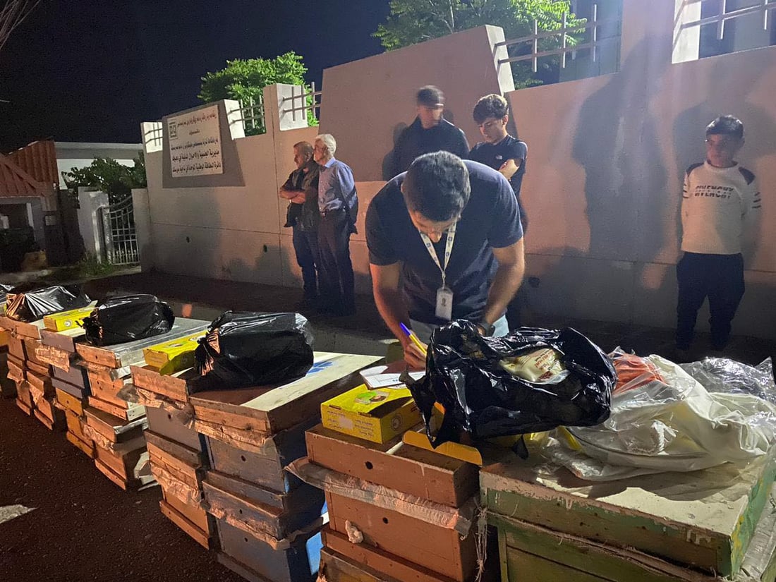 له‌ ئامێدی 20 ئه‌ندازیارى كشتوكاڵى كه‌لوپه‌لى هه‌نگه‌وانیان پێدرا