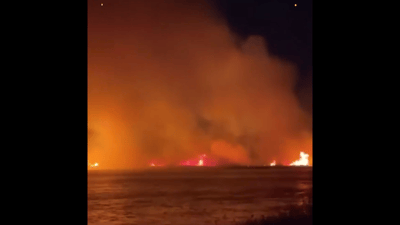 Major fire erupts near Haditha Dam