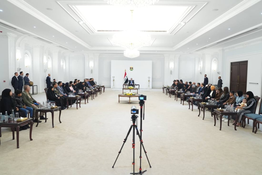 Al-Sudani meets families of fallen Iraqi forces on Victory Day anniversary