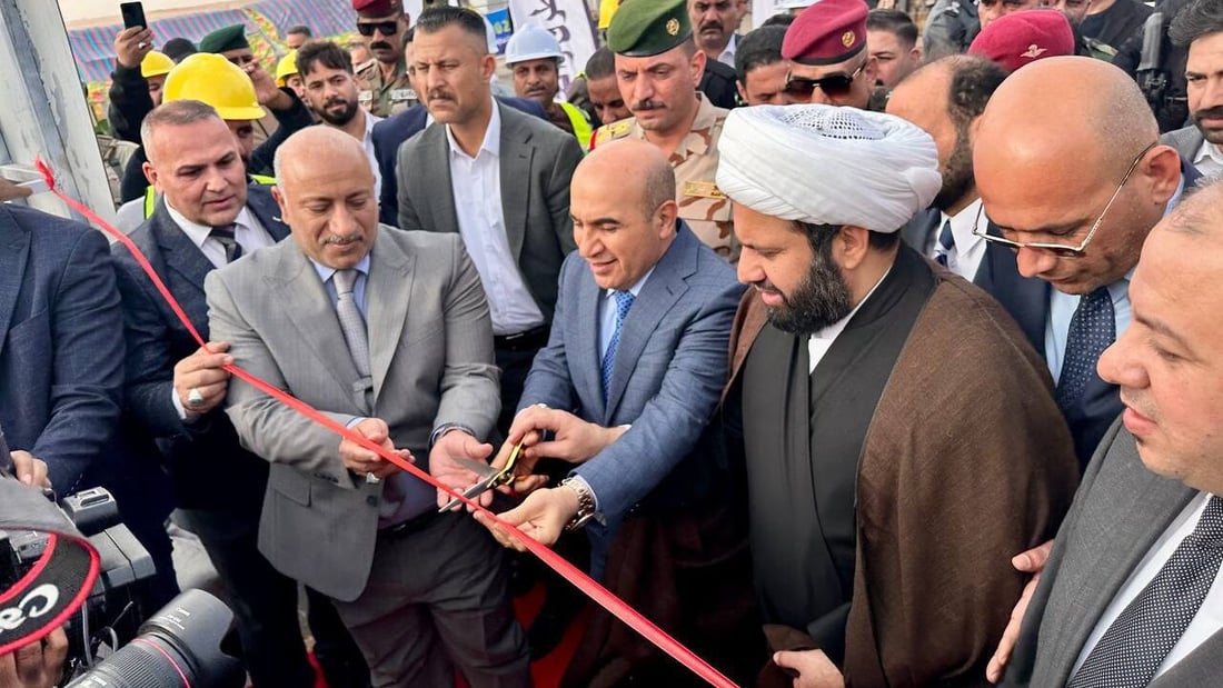 صور من افتتاح طريق الحج البري في كربلاء.. 90 كم نحو الحدود السعودية