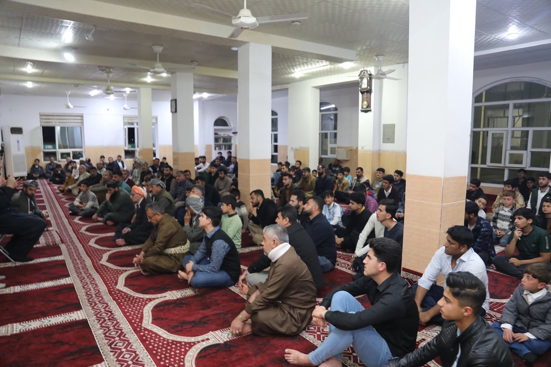 ئه‌مریكییه‌كان له‌ مزگه‌وتێكی هه‌ولێر سیمینارێكیان پێشكه‌ش كرد