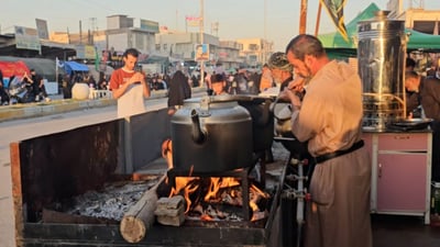 شاهد طويريج هذا اليوم.. ملتقى الطرق جاء بحشود الأربعين من كل المدن