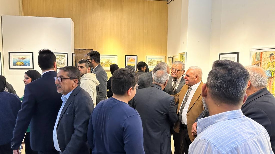 Abdulaziz Al-Dahar revives watercolor art in Basra with 35 art pieces