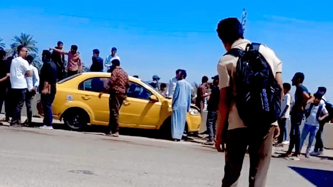 فاجعة الهارثة تتكرر في الكوفة.. سيارة مسرعة تدهس طالبين والسائق قيد التحقيق (صور)