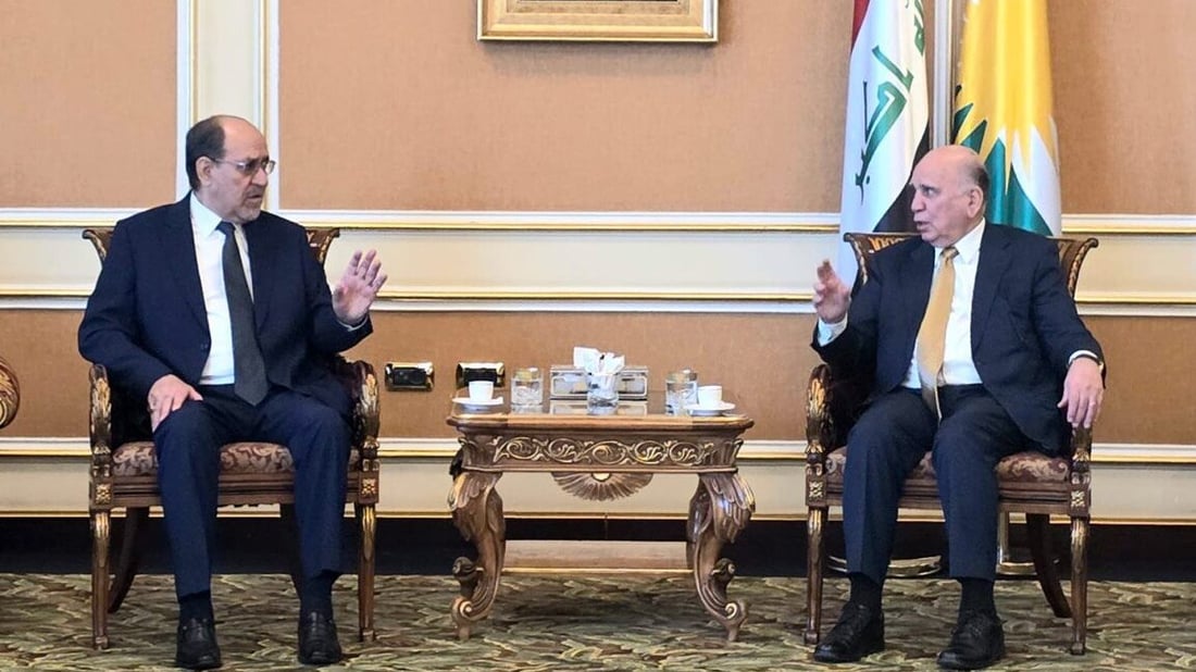 المالكي يجتمع بفؤاد حسين في أول لقاء ضمن زيارته إلى أربيل