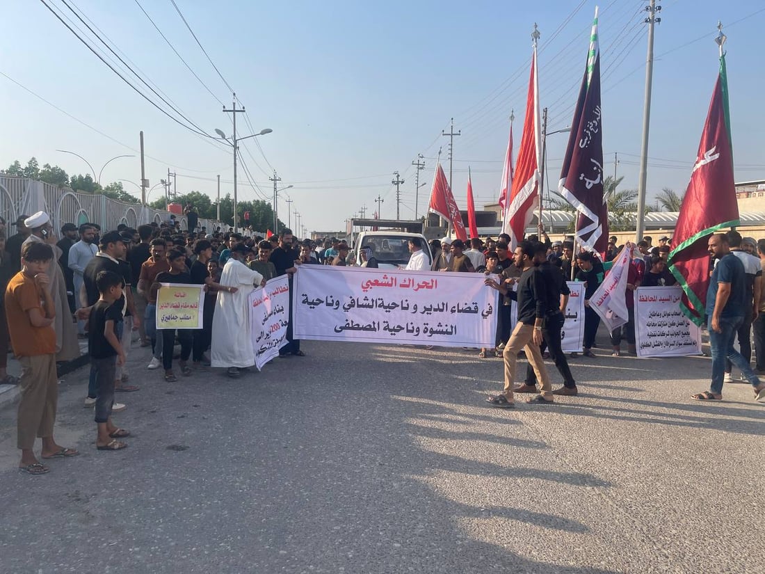 فيديو: احتجاجات “مناطق النفط” بالبصرة تتوسع إلى الدير.. تظاهرة حاشدة “وتهديد”