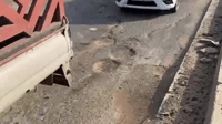 النجف: حفر خطيرة في الميلاد والنداء وطريق كربلاء.. تشغي