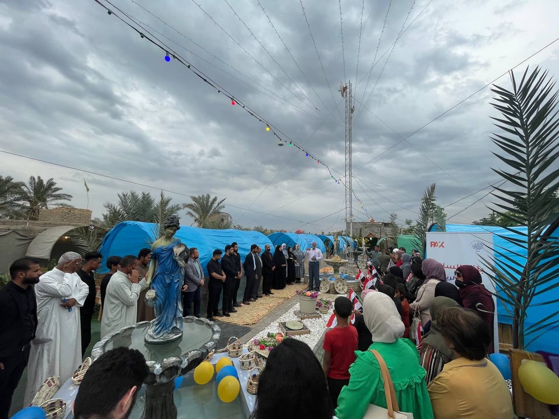 مسيحيات وايزيديات في البصرة لدعم المنتوجات النسوية في الريف