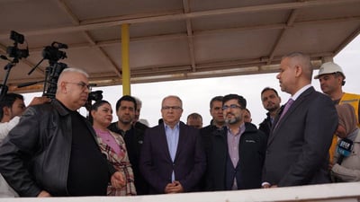 وفد تركي في البصرة للاطلاع على طريق التنمية ومشاريع الفاو الخمسة