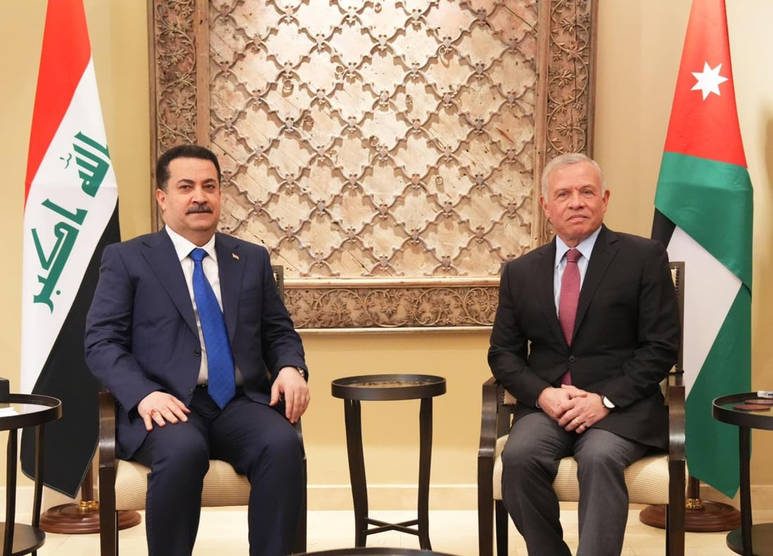 Al-Sudani, Joran’s King Abdullah II discuss Gaza, Arab Summit