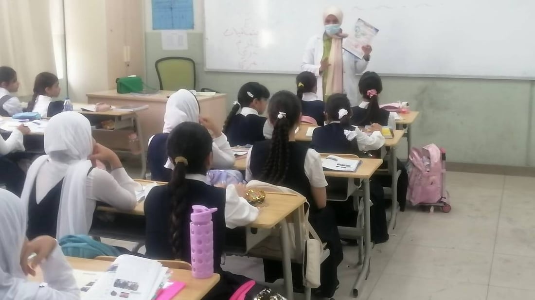 كيف بدأت الدراسة هذا اليوم في بسماية؟ الأطفال تعلموا غسل اليدين (صور)
