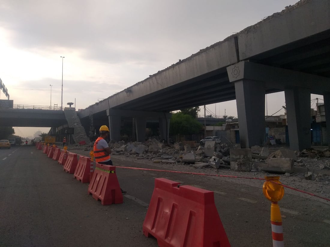 صور: الأتراك بدأوا بتنفيذ جسر الطوبجي الدوار للاستغناء عن التقاطع “المزعج”