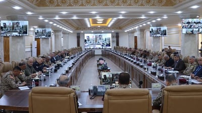 قادة الحشد يتعهدون بمنع المظاهر المسلحة والالتزام بأوامر السوداني