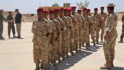 فەرماندەیەک: خۆبەخشەکانی سوپای عێراق 700 هەزار دینار وەردەگرن