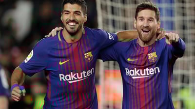 سوارێز خۆی گه‌یانده‌ لای مێسی