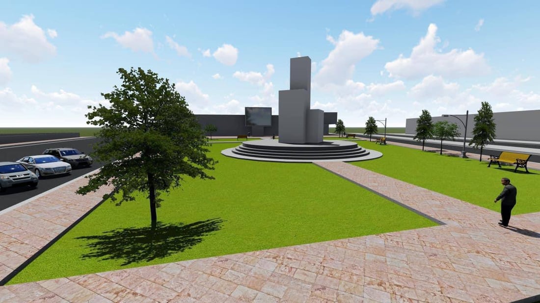 الكوت تحول ساحة التظاهرات إلى حديقة عامة ونصب للحرية ونافورات (صور)