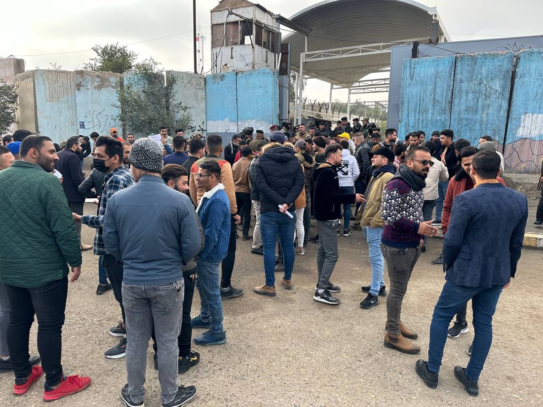 الديوانية.. مستبعدون عن الملاك الدائم يتظاهرون: نطلب توضيحا لحالتنا