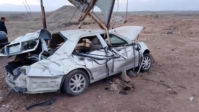 Two Iraqi soldiers killed in vehicle rollover on Kirkuk-Baghdad road