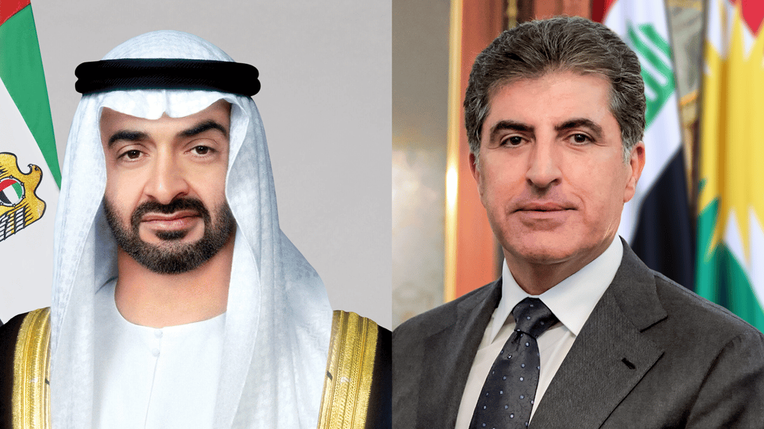 نيجيرفان بارزاني يبحث مع بن زايد تداعيات الحرب في المنطقة