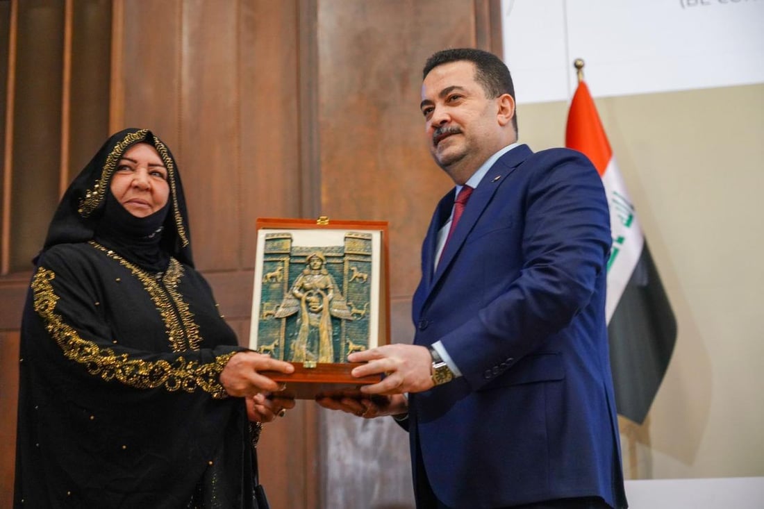 السوداني أمام “سيدات الأرض”: خطط لتوفير فرص عمل للمرأة العراقية