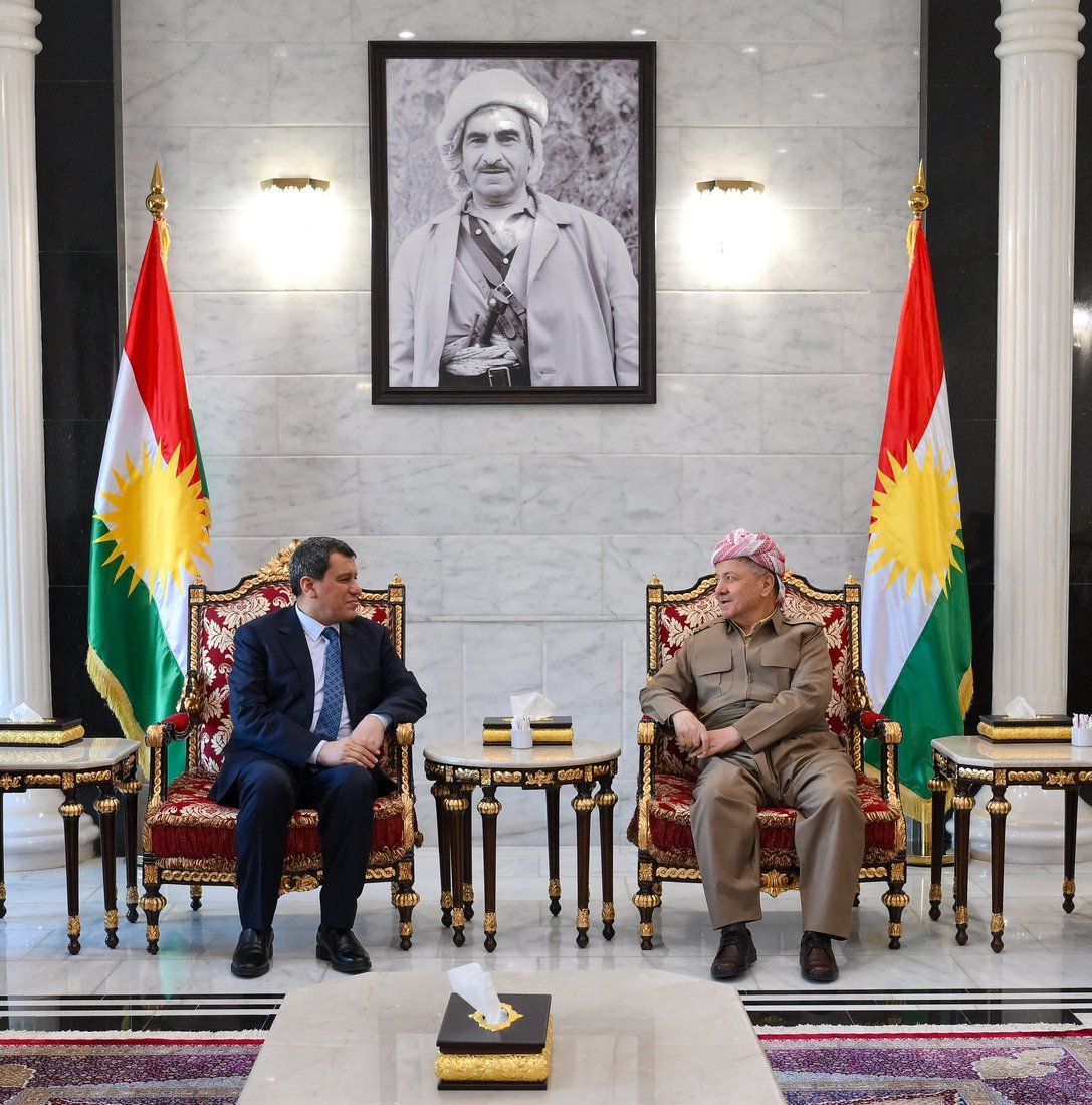 نێچیرڤان بارزانى و مەزڵوم عەبدى کۆبوونەوە