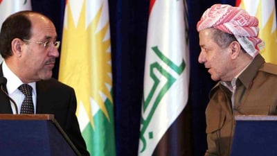 البارزاني كاد ينسحب اليوم والسوداني يوزع “آيفونات” في العمارة.. كتلة المالكي!