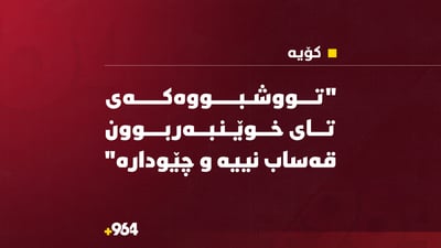 “تووشبووەکەی تای خوێنبەربوون قەساب نییە و چێودارە”