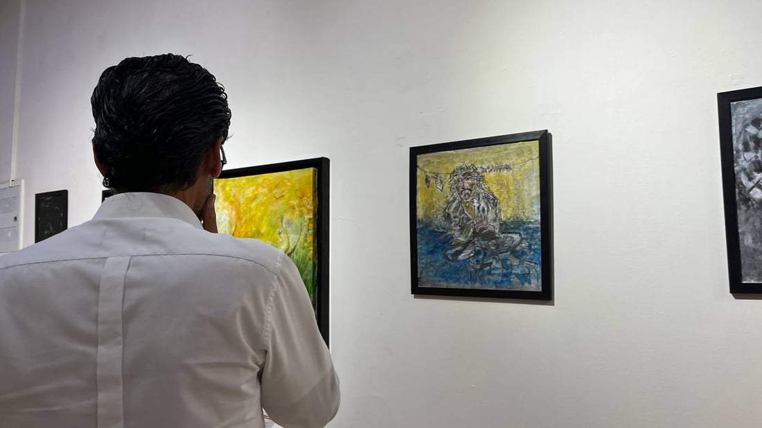 صور: نبراس جاءت لكاليري حامد سعيد.. البصرة تتفاخر باستضافة فناني العراق