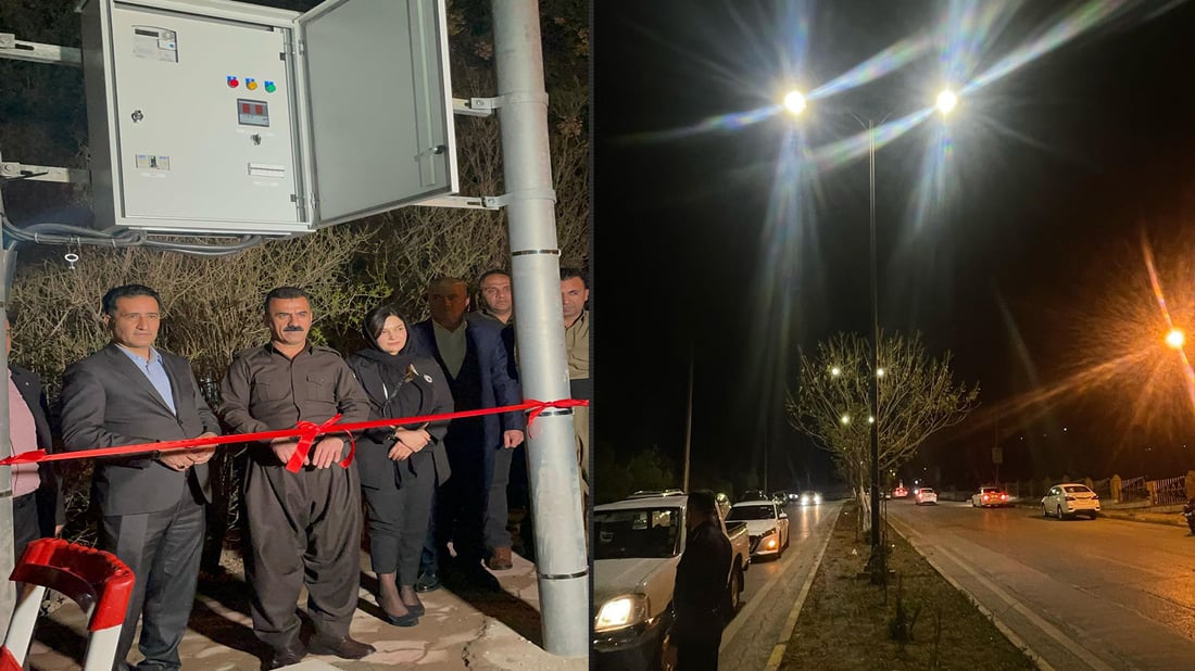 لە تونێلەوە بۆ ناوبازاڕی دەبەندیخان رووناک کرایەوە