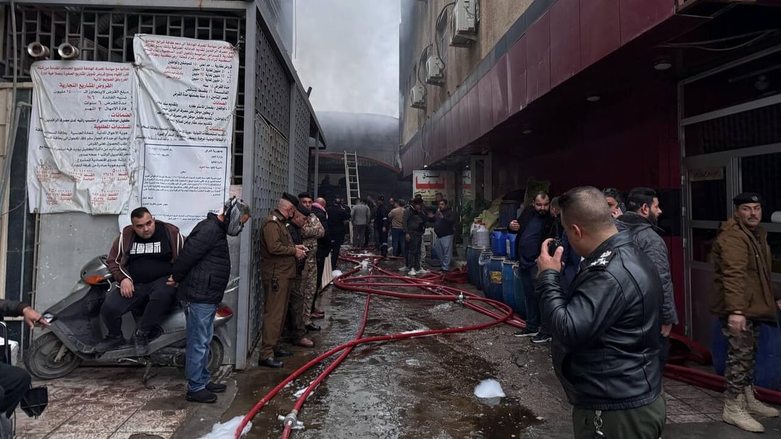 Firefighters extinguish market blaze in Kut to avert commercial disaster