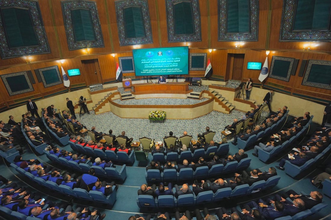 صور من القاعة الفخمة: السوداني يخاطب 48 “قائداً” وينتظر منهم تغيير المعادلة