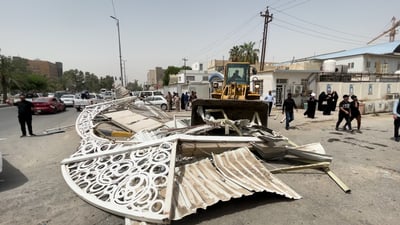 فيديو: النجف تفتح شارعاً خدمياً مغلقاً منذ 2003