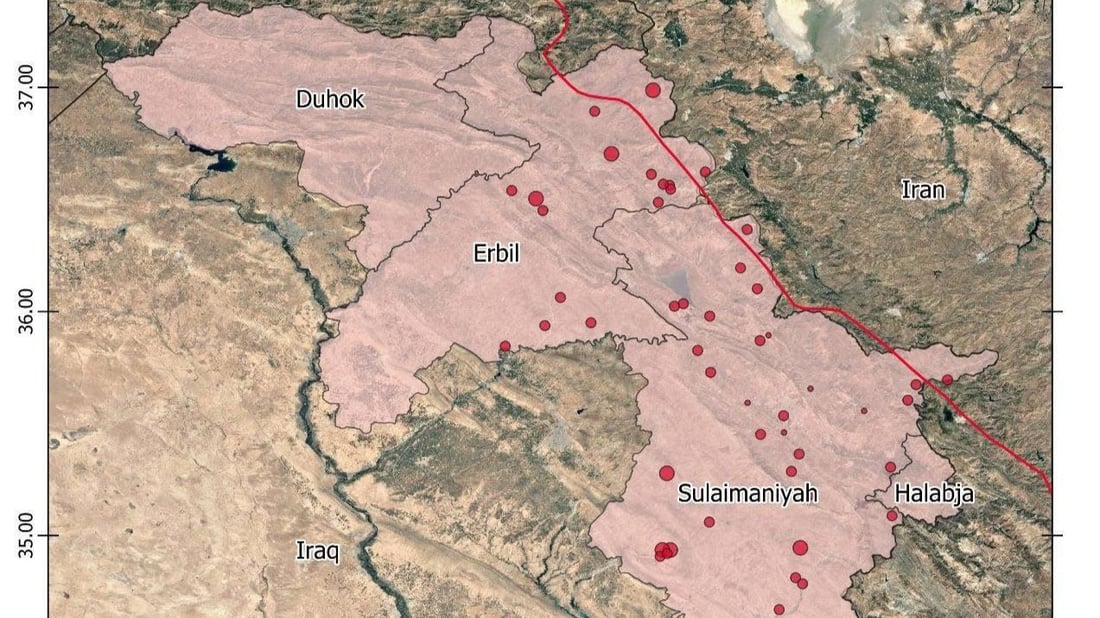 “مانگی رابردوو 56 بوومەلەرزە لە کوردستان روویانداوە”