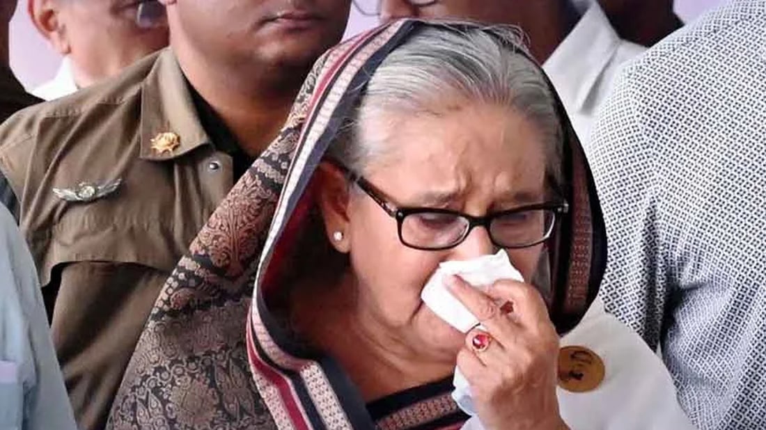 سەرۆکوەزیرانى هەڵاتووى بەنگلادیشى سزاى لەسێدارەدانى بۆ دەرچوو