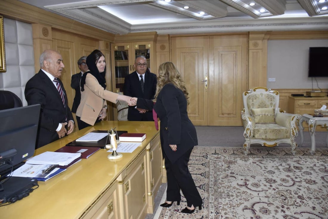 له‌ هه‌ولێر یه‌كه‌م ژنه‌ كریستیان ده‌سه‌ڵاتى دادنووسی پێدرا