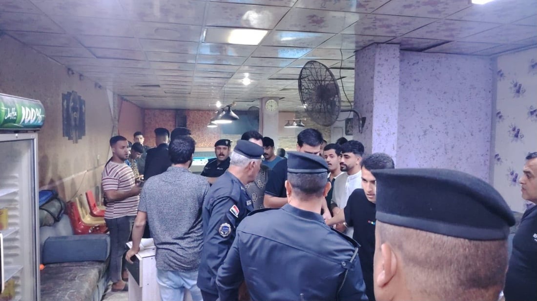 شرطة بغداد تسبق احتفالات أيام السيادة بحملة لتفتيش المقاهي والكافيهات