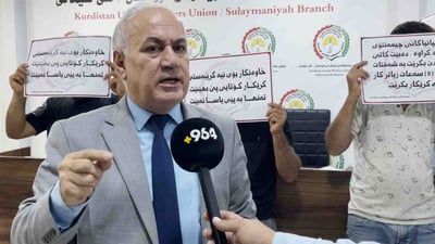 له‌ سلێمانى كرێكاران و شۆفێرانی کارگەکانی کۆنکرێتی ئامادەکراو نارازین