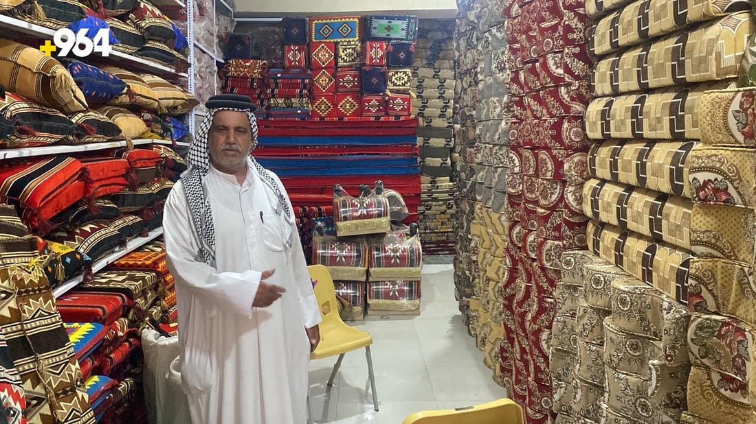 صور: “الدواوين” 3 أنواع في الناصرية.. الكويتي 28 قطعة والزبائن يفضلون المنقوش