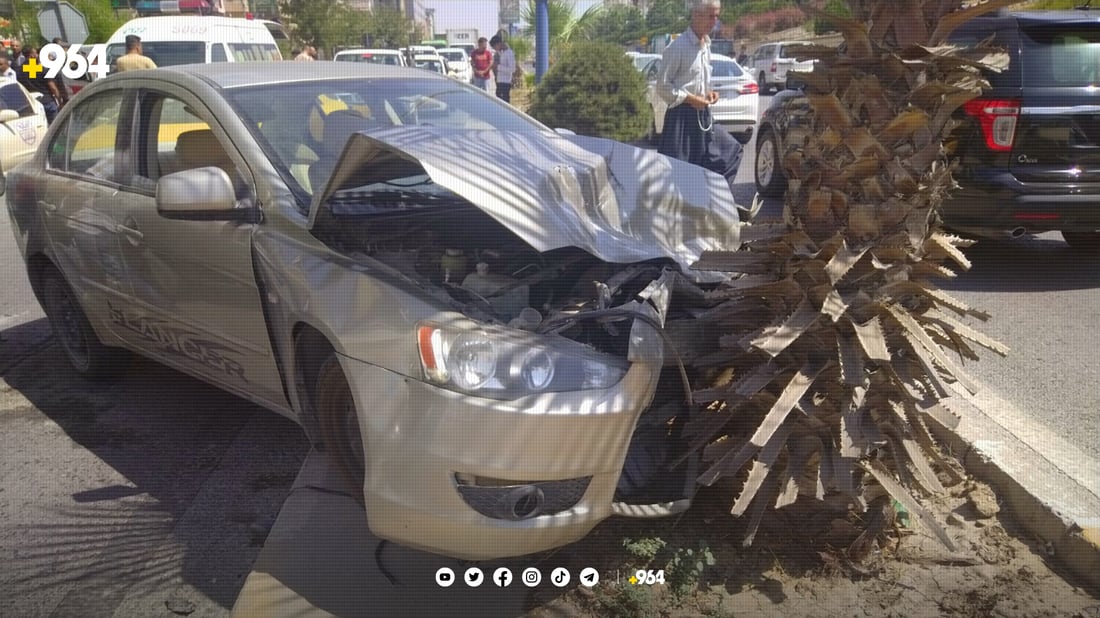 له‌ یه‌ك شوێن و كاتدا دوو رووداوى هاتوچۆ روویاندا