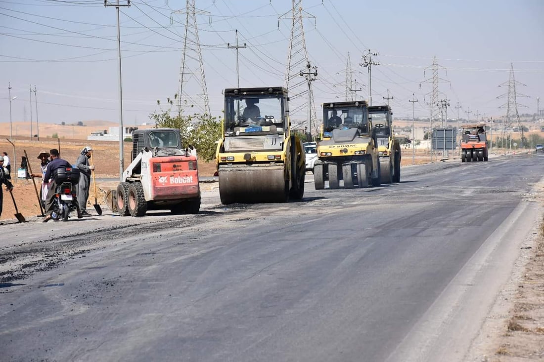 سایدێکى رێگاى سلێمانى بۆ شارەزوور دادەخرێت