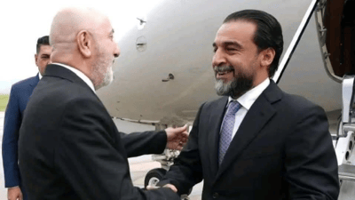 الحلبوسي يبارك فوز “الصديق” نزار آميدي برئاسة الجمهورية