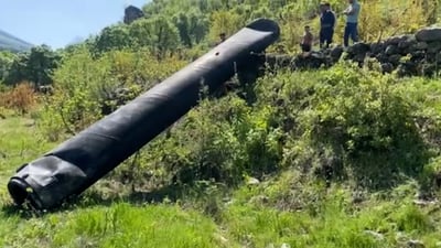 Iranian missiles, aimed at Israel, fall into Iraq