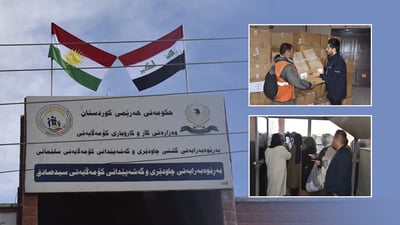 له‌ سه‌یدسادق 400 خێزانى كه‌مده‌رامه‌ت به‌ جلوبه‌رگى زستانه‌ پۆشته ‌كران